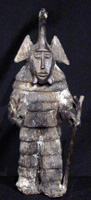 Bronze figure from Burkina Faso